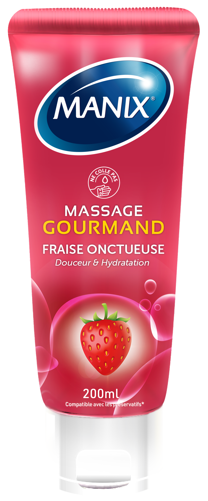 Gel Gourmand GEL DE MASSAGE FRAISE COMESTIBLE Gels Sensuels